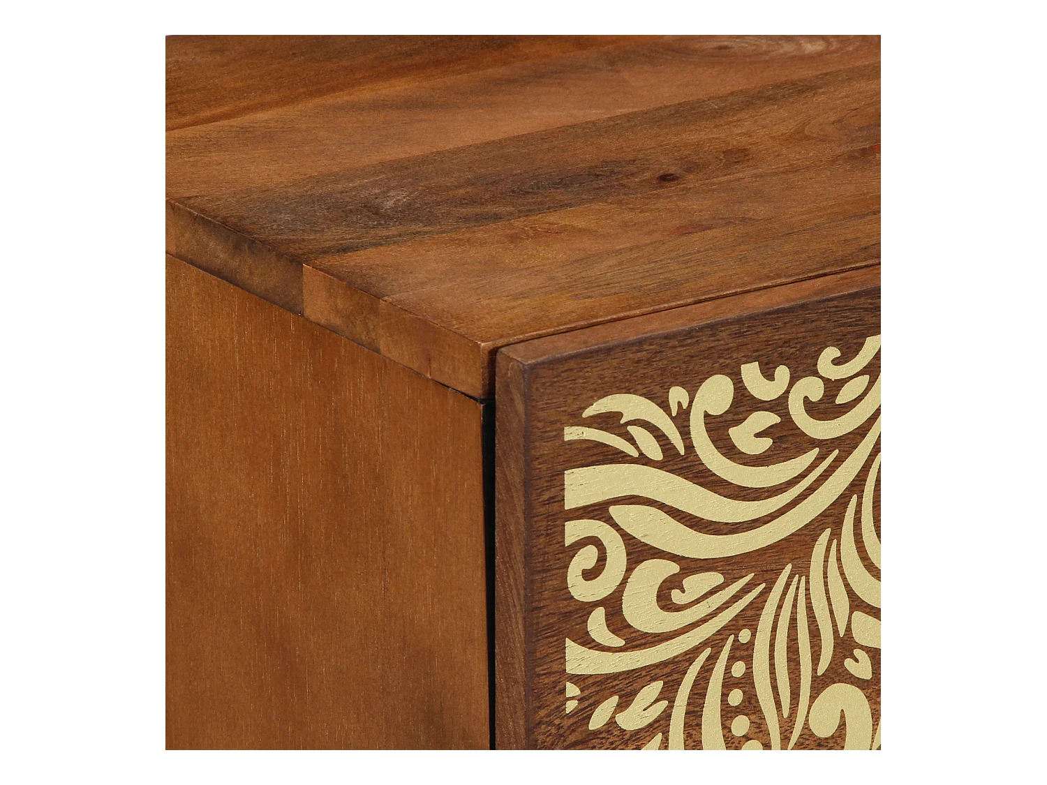 Nachtkastjes 2 stuks 40x33x46 cm massief mangohout