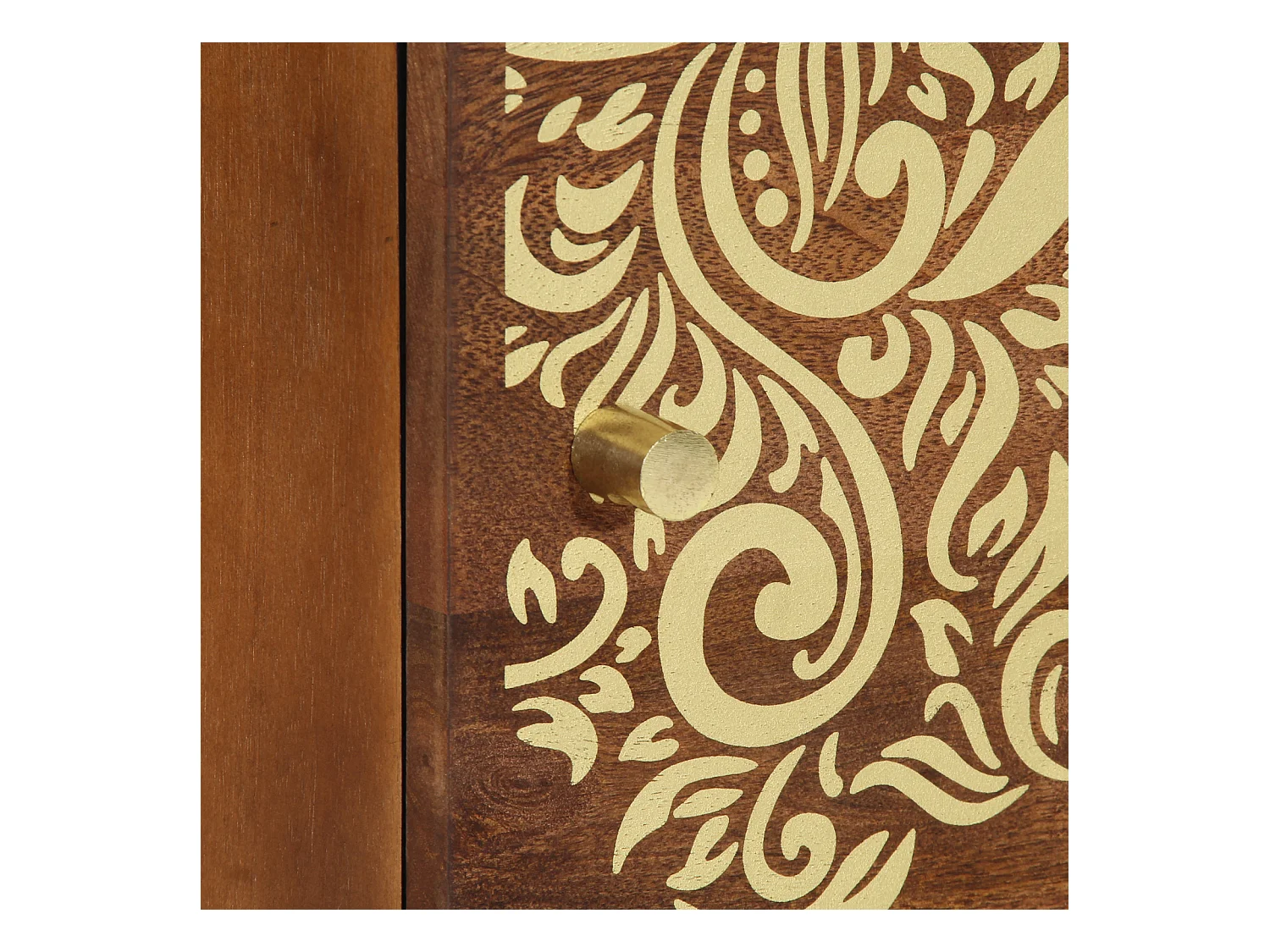 Nachtkastjes 2 stuks 40x33x46 cm massief mangohout