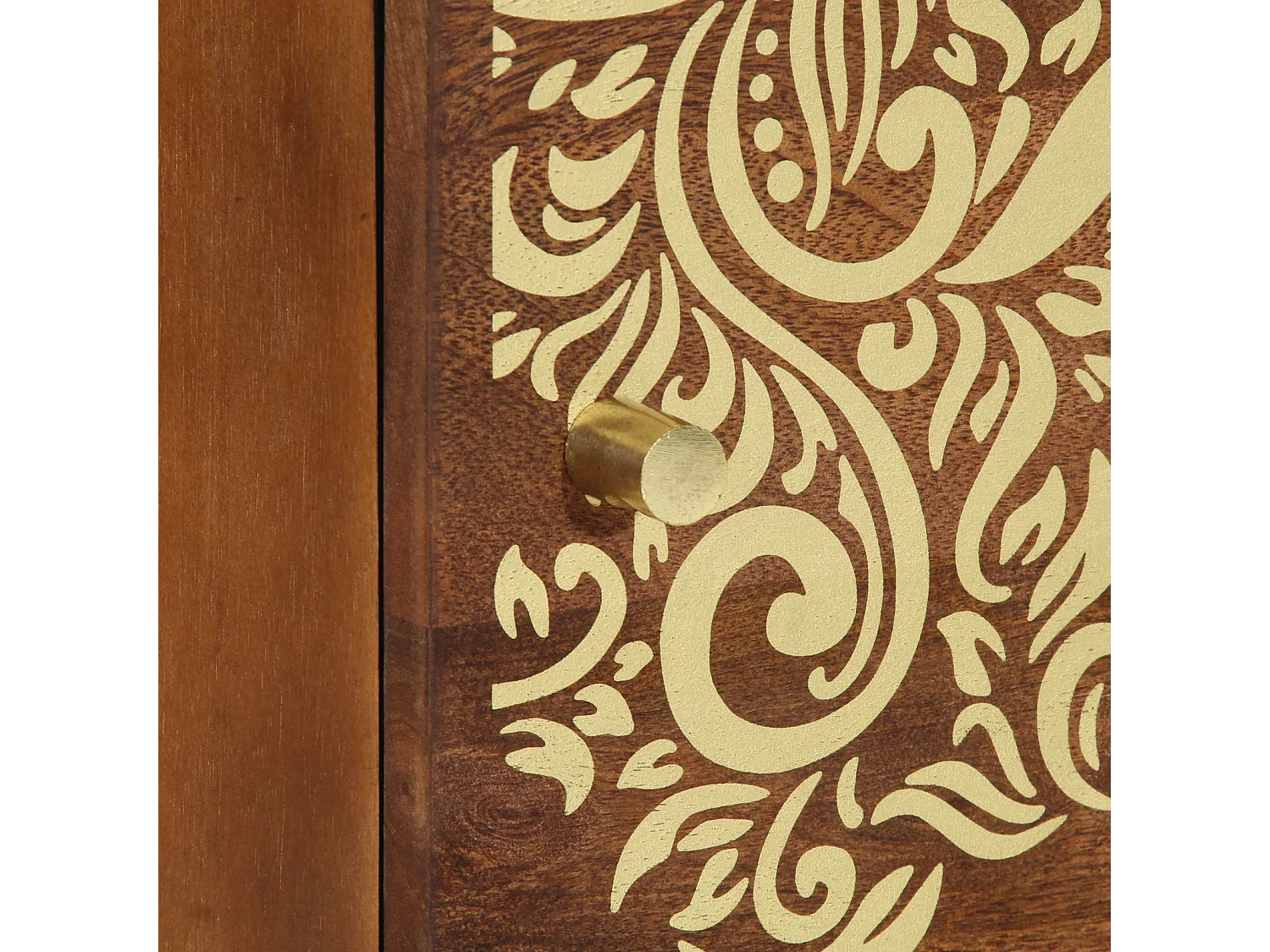 Tables de chevet 2 pcs 40x33x46 cm en bois solide de mangue