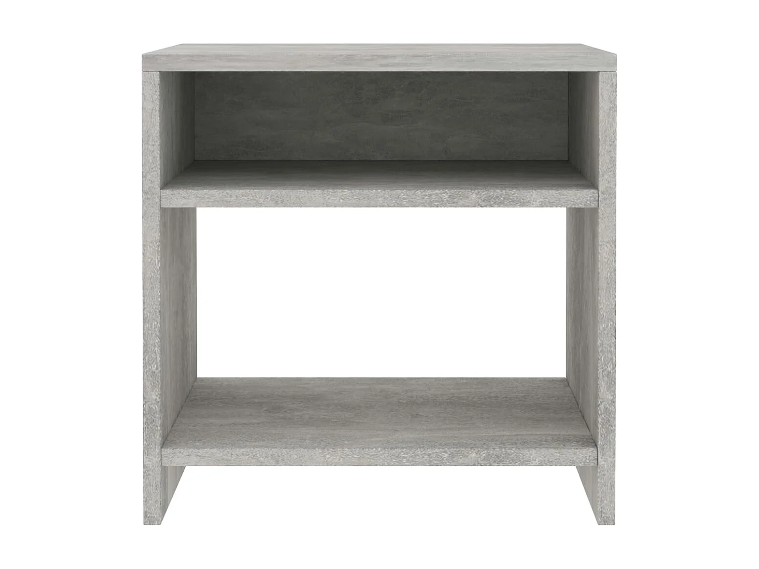 Table de chevet Gris béton 40x30x40 cm Bois d'ingénierie