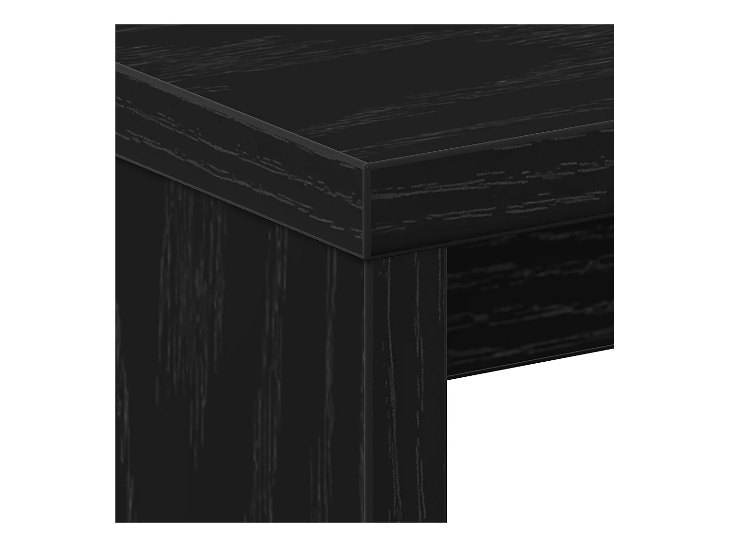 Comodini 2 pz Rovere nero 40x30x40 cm Legno ingegnerizzato