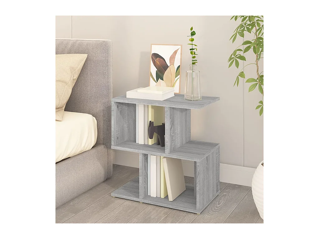 Table de chevet 2pcs Sonoma gris 50x30x51,5cm Bois d'ingénierie