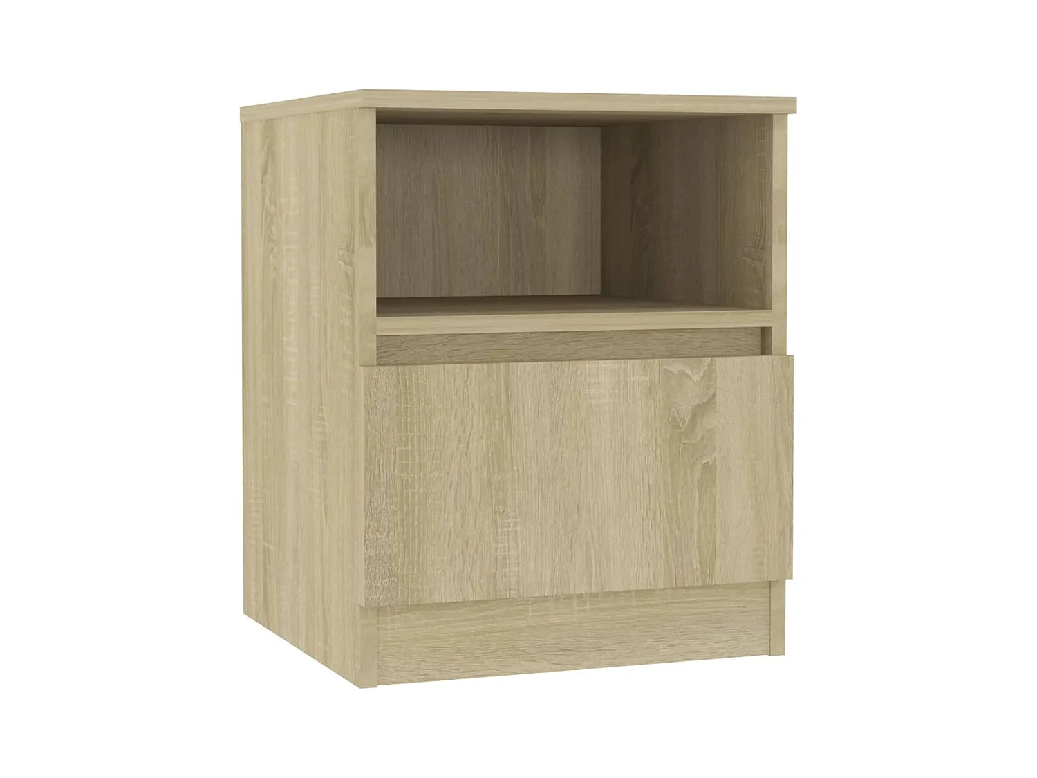 Nachtkastjes 2 stuks Sonoma eiken 40x40x50 cm Spaanplaat