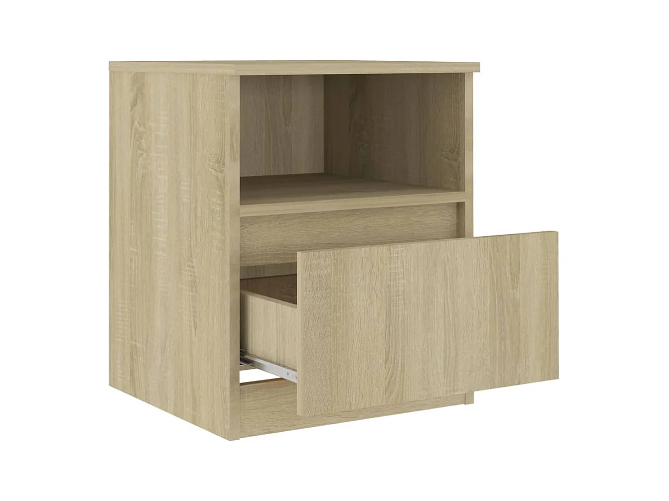 Nachtkastjes 2 stuks Sonoma eiken 40x40x50 cm Spaanplaat