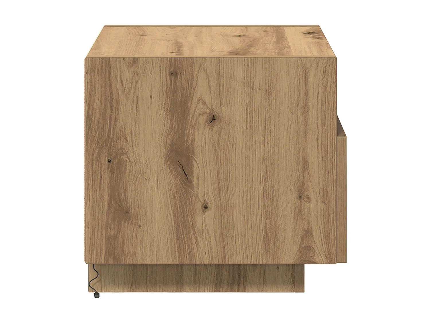 Nachtkastje met LED-verlichting Artisan Oak 40x39x37 cm