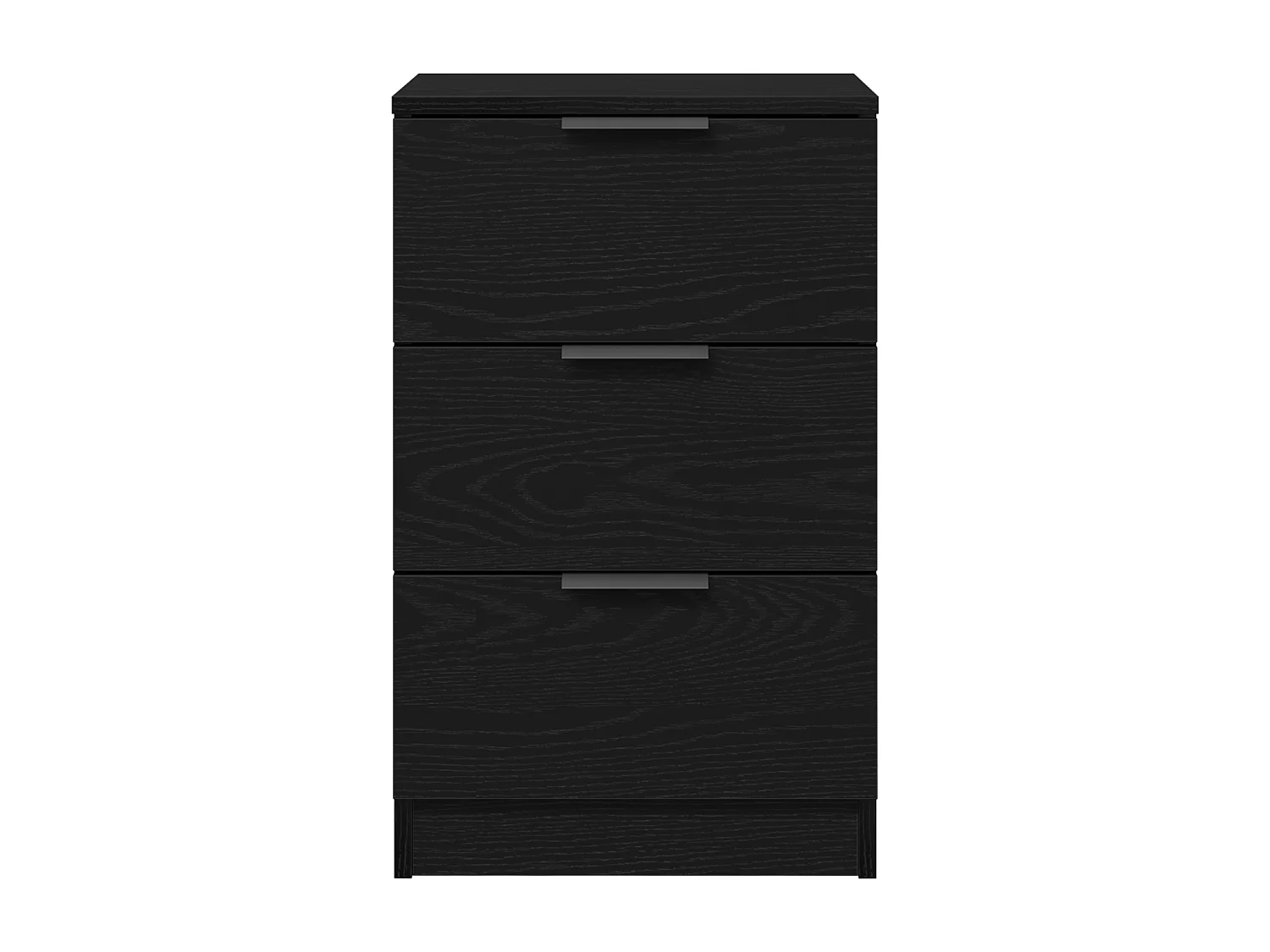 Comodino in rovere nero - 40x65x65 cm