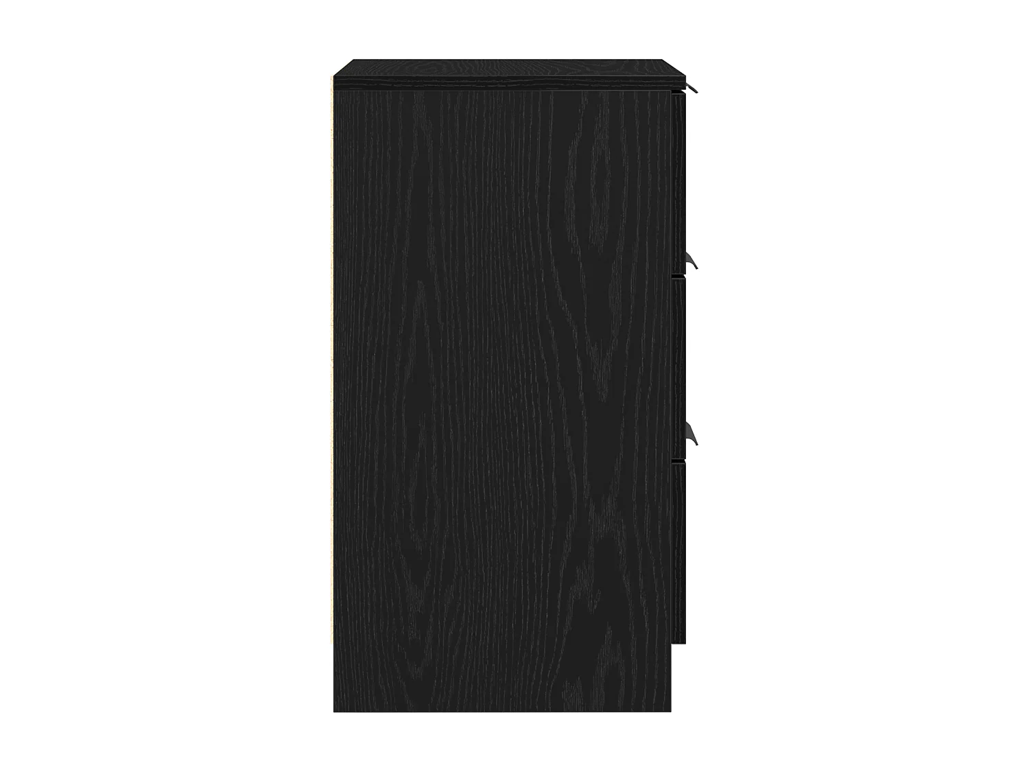 Comodino in rovere nero - 40x65x65 cm