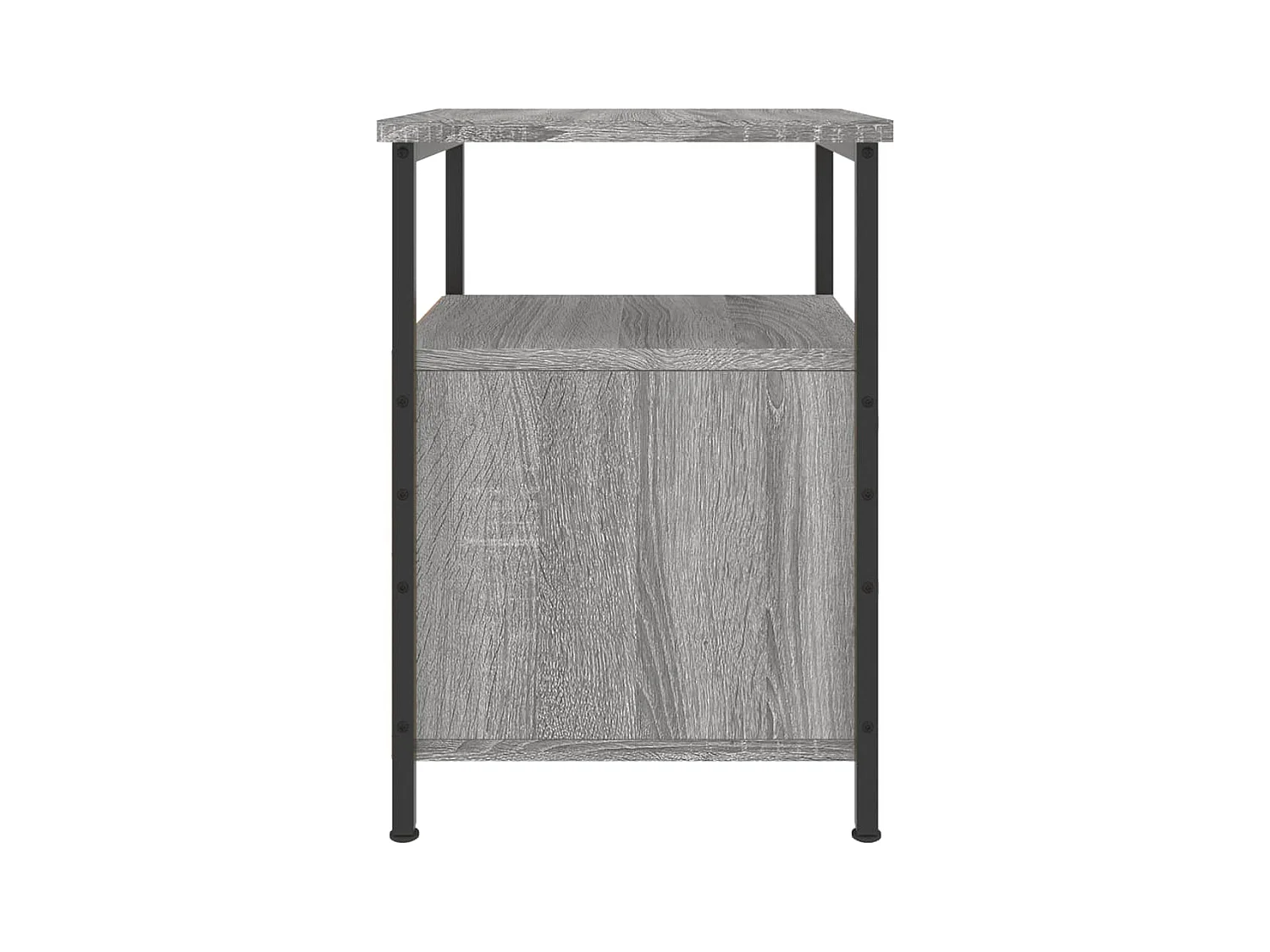 Table de chevet sonoma gris 34x35,5x50 cm bois d'ingénierie