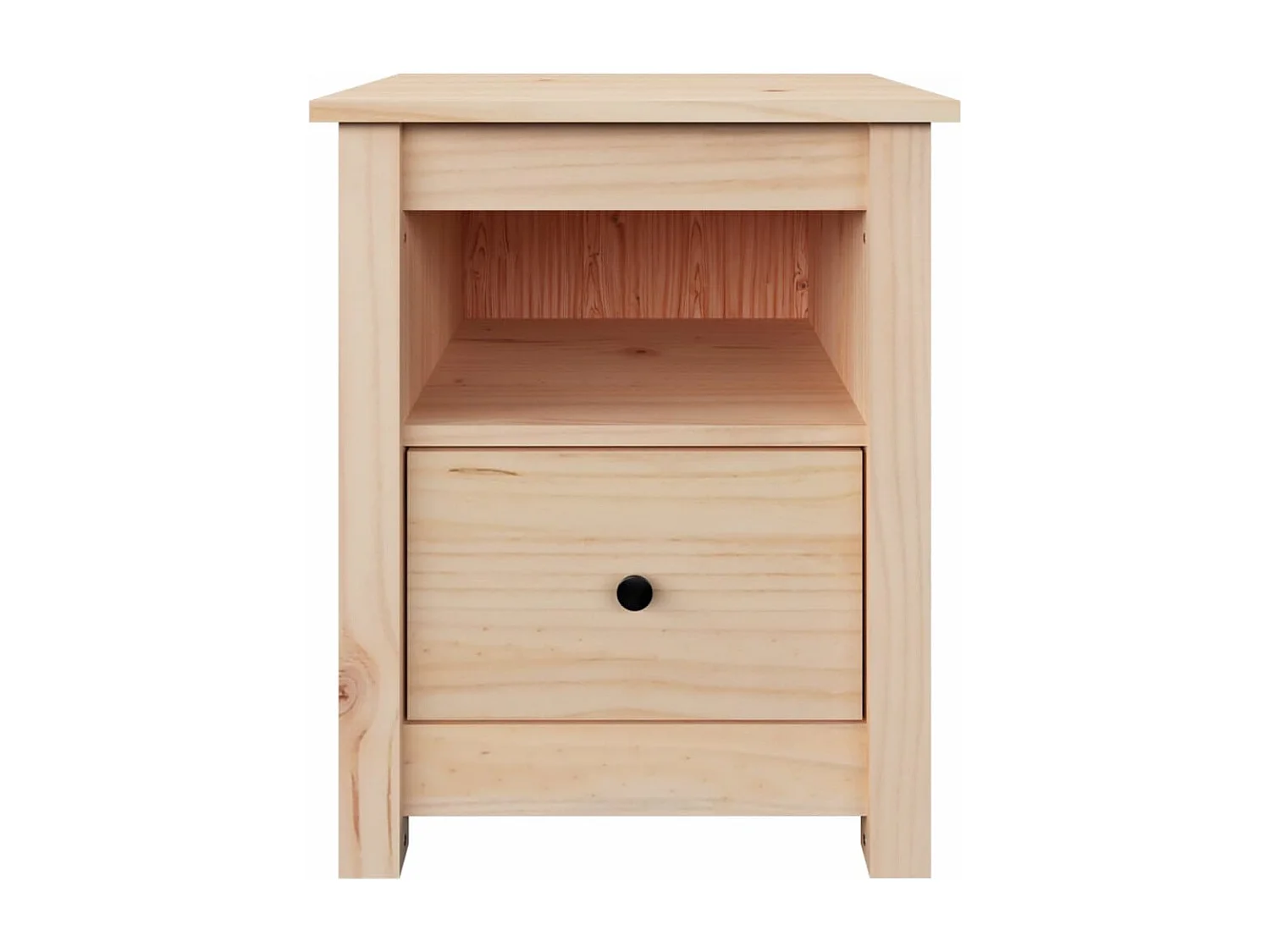 Comodini 2 pz 40x35x49 cm Legno massello di pino