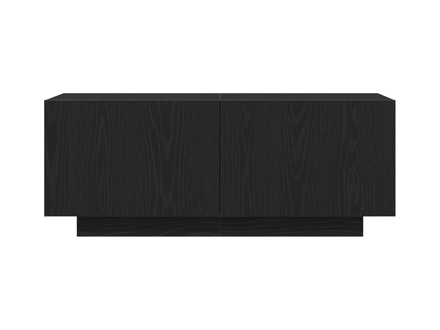 Nachtkastje Zwarte eik cm Technisch hout