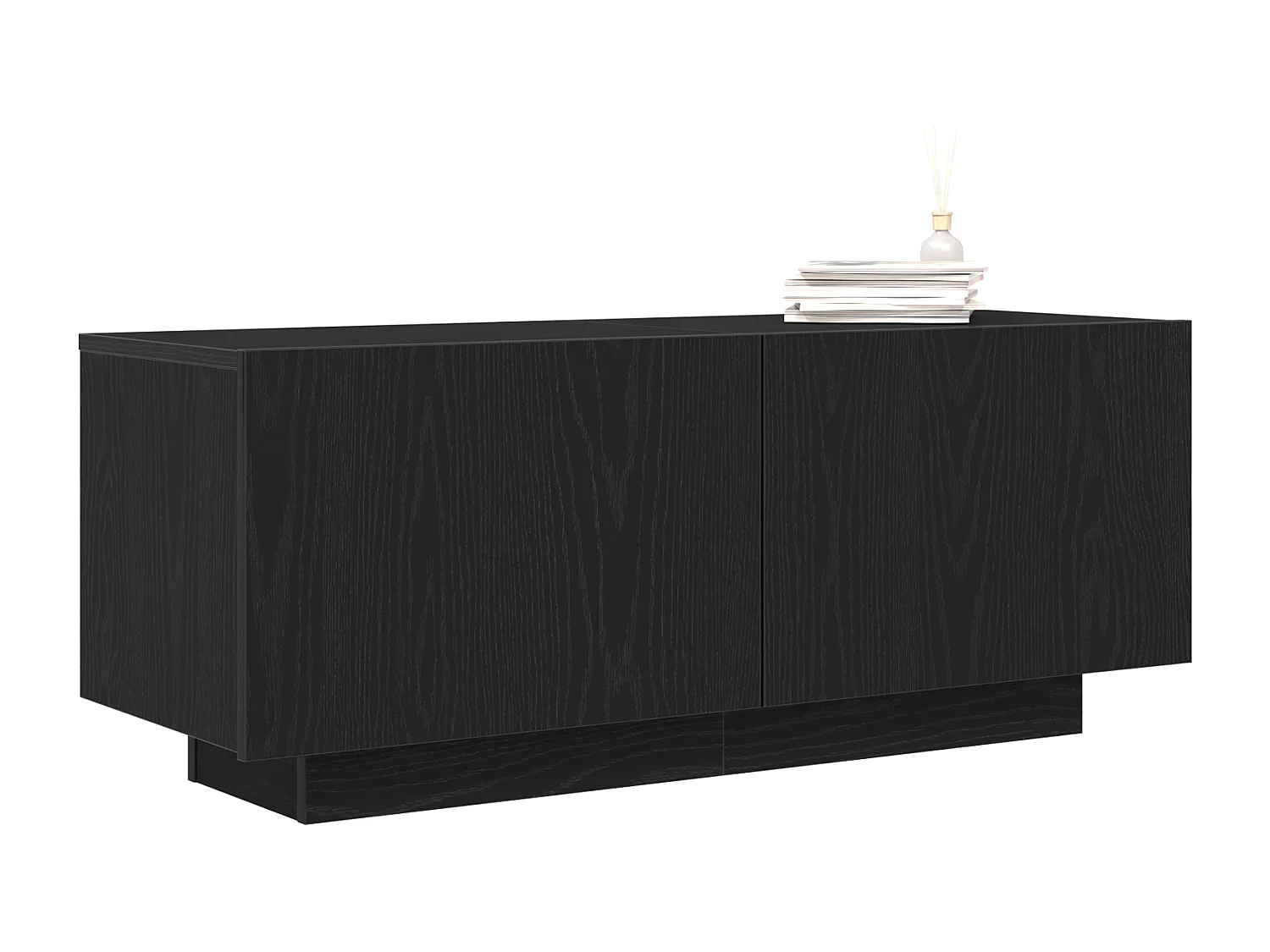 Comodino Rovere nero cm Legno composito