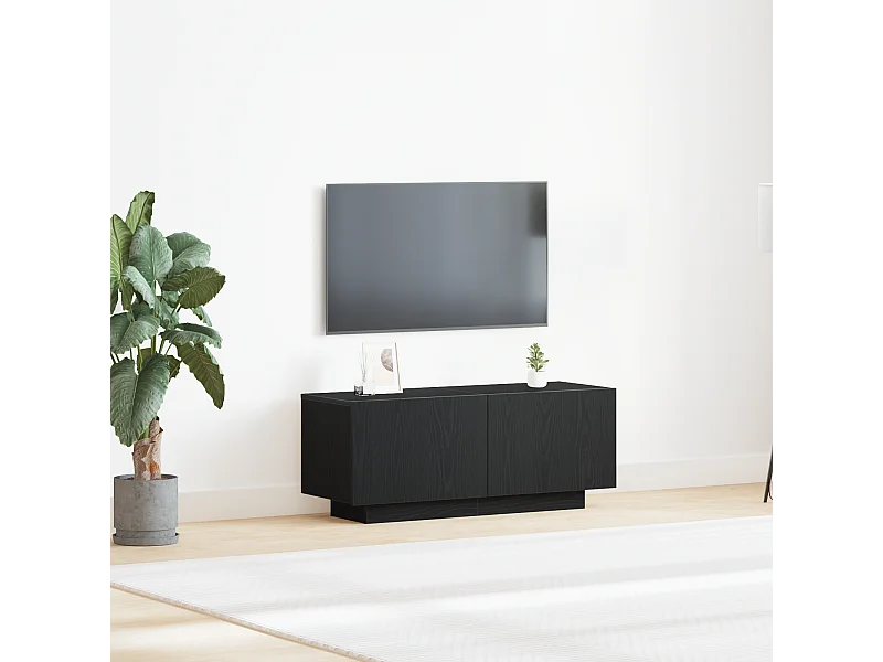 Table de chevet Chêne noir cm Bois d'ingénierie