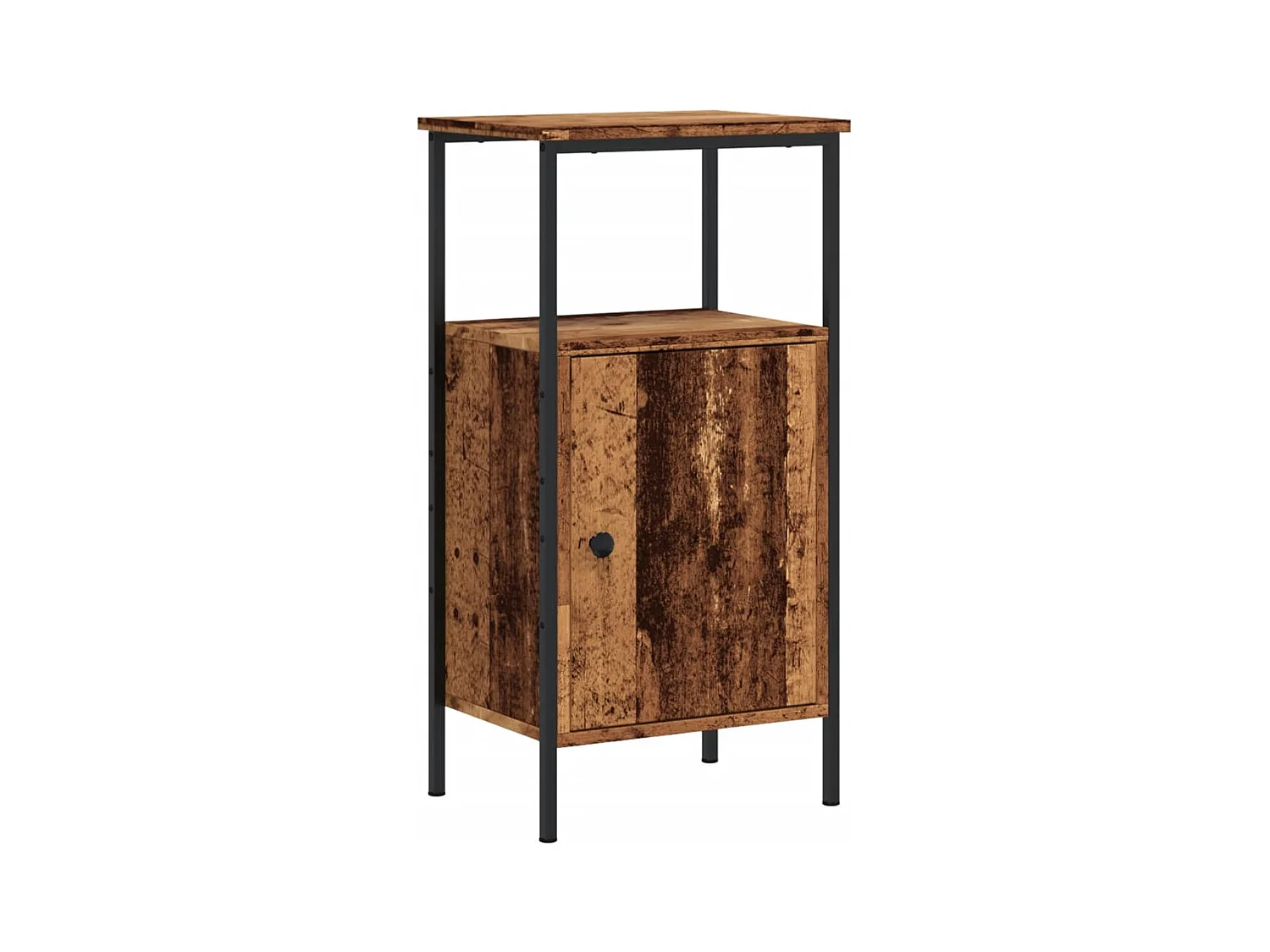 Table de chevet vieux bois 41x31x80 cm bois d’ingénierie