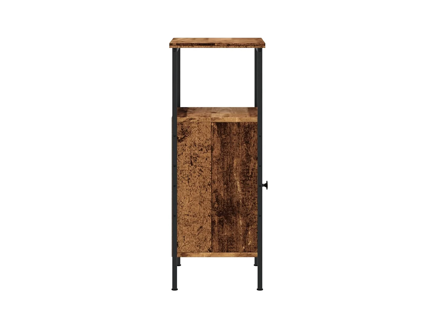 Table de chevet vieux bois 41x31x80 cm bois d’ingénierie