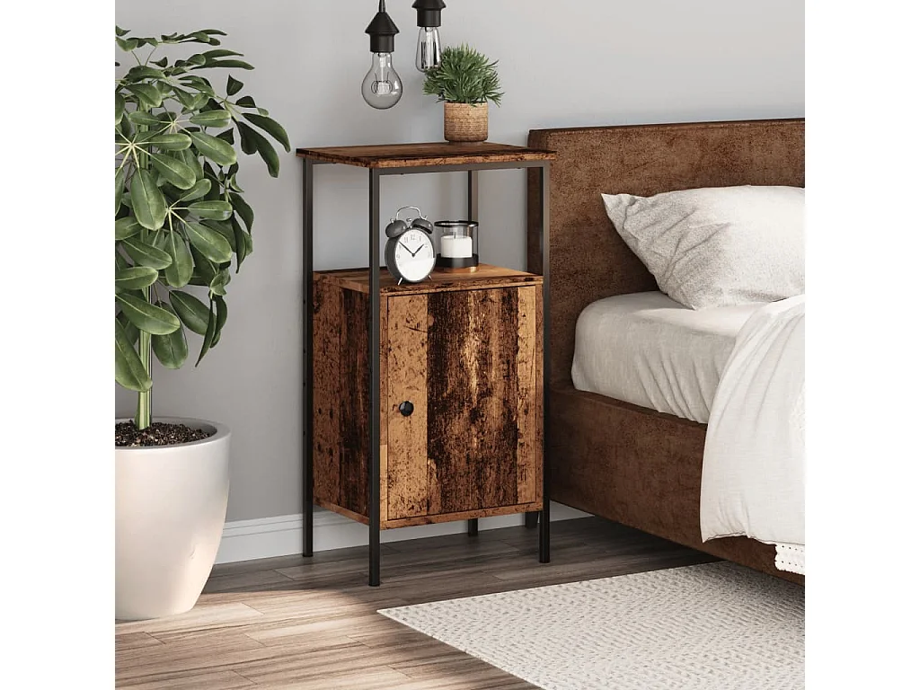 Nachttisch Altholz 41x31x80 cm Holzwerkstoff