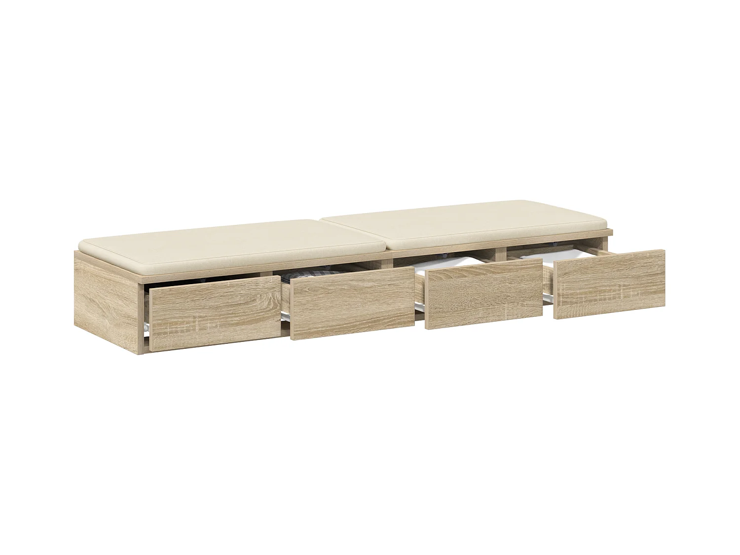 Bedlades Sonoma Eiken 120x36,5x16,5 cm Technisch hout
