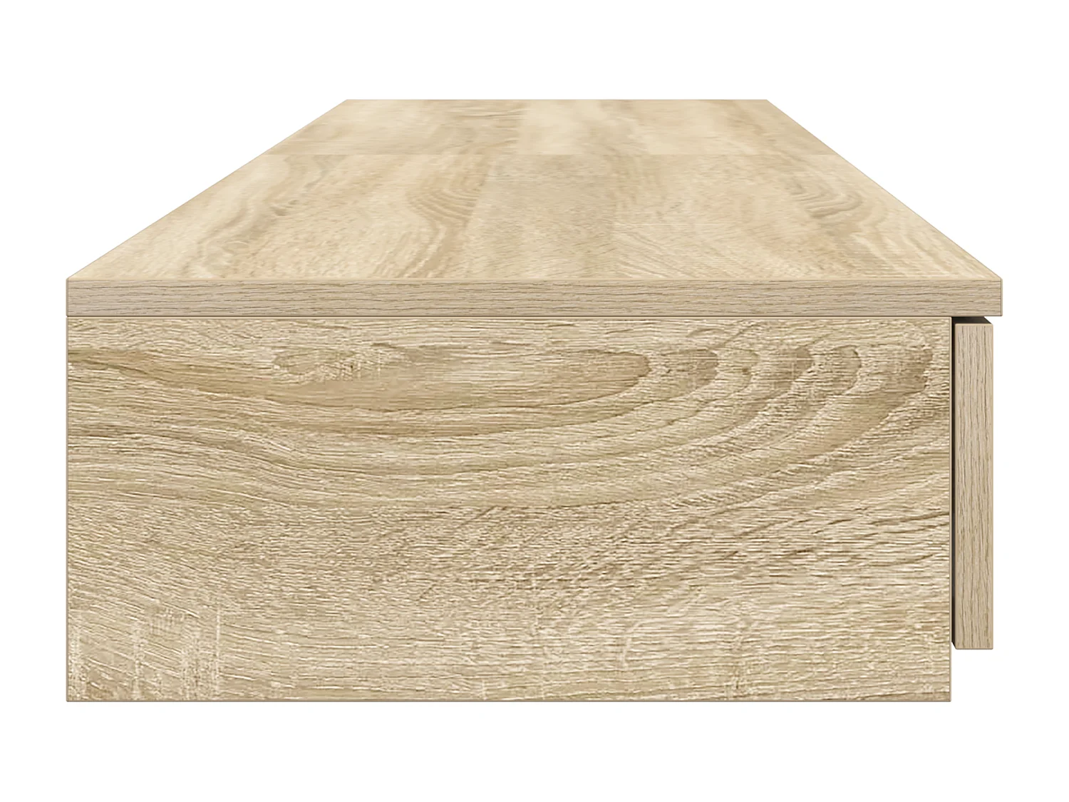 Mobiletto letto in rovere Sonoma 140x36,5x16,5 cm in legno ingegnerizzato