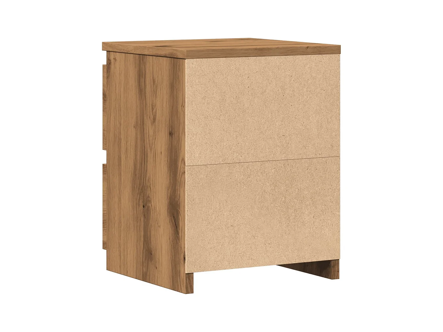 Nachtkastje eiken craft 30x30x40 cm bewerkt hout