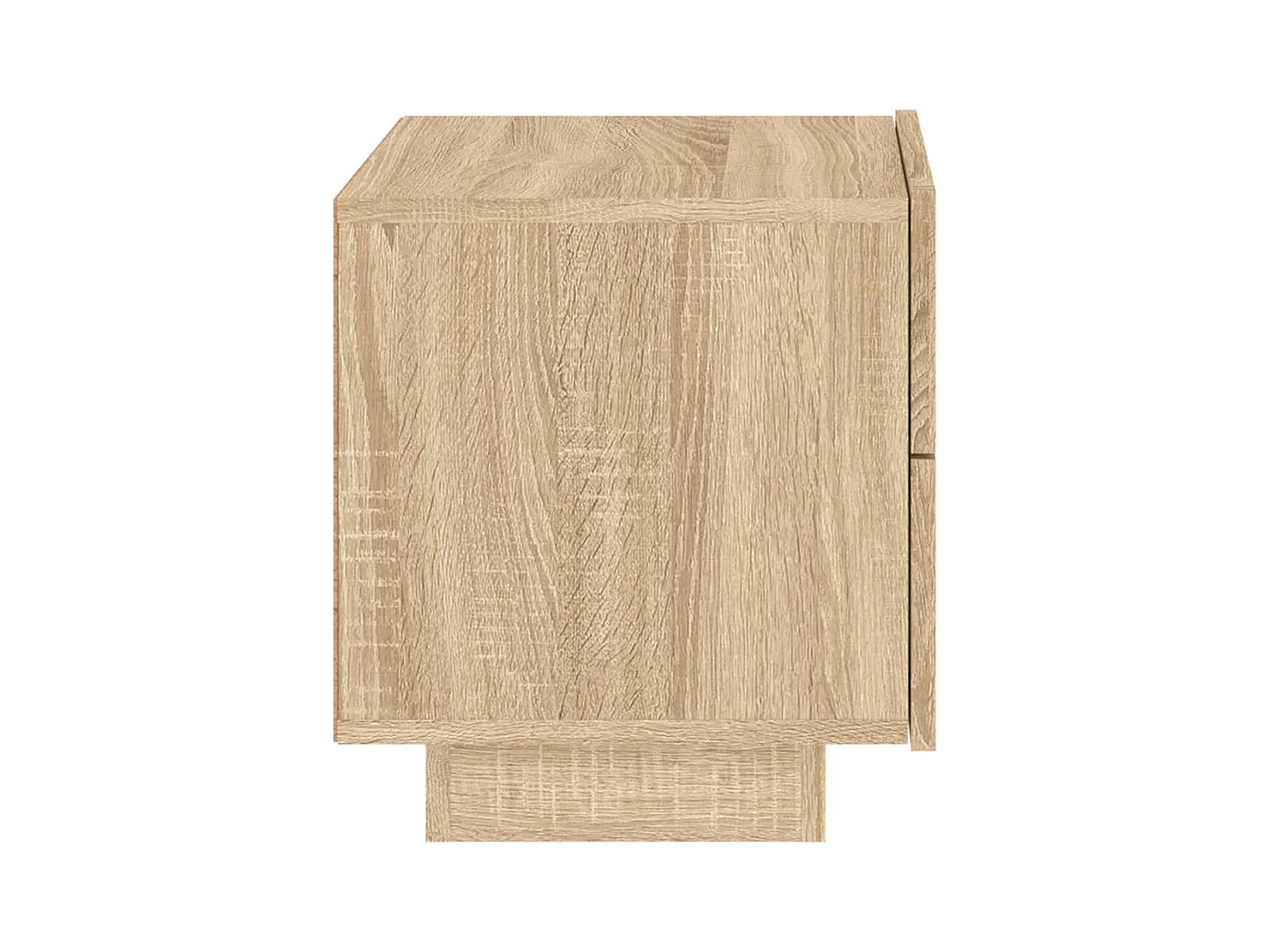 Nachtkastje met LED-verlichting Sonoma eiken 70x36x40,5 cm