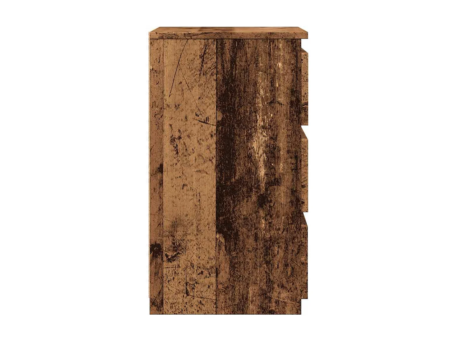 Table de chevet vieux bois 40x35x62,5 cm bois d'ingénierie