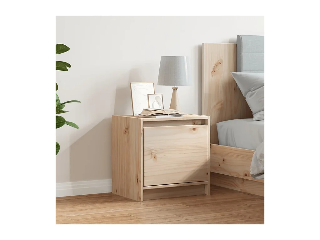 Table de chevet 40x30,5x40 cm bois de pin massif