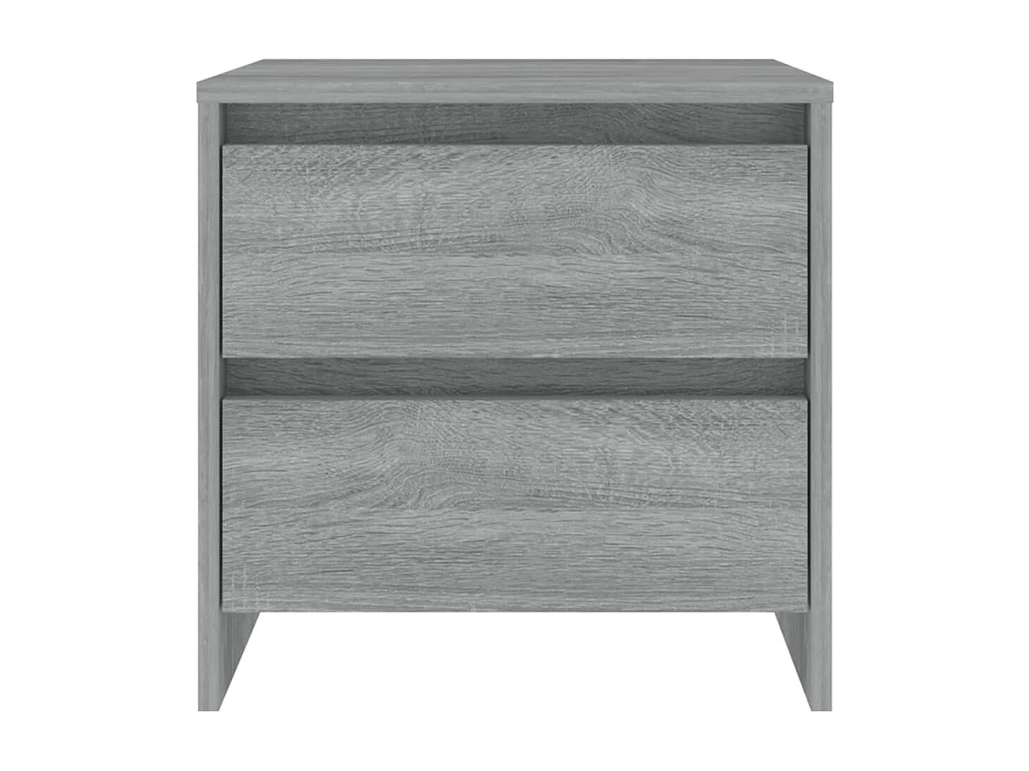 Table de chevet sonoma gris 45x34,5x44,5 cm bois d’ingénierie