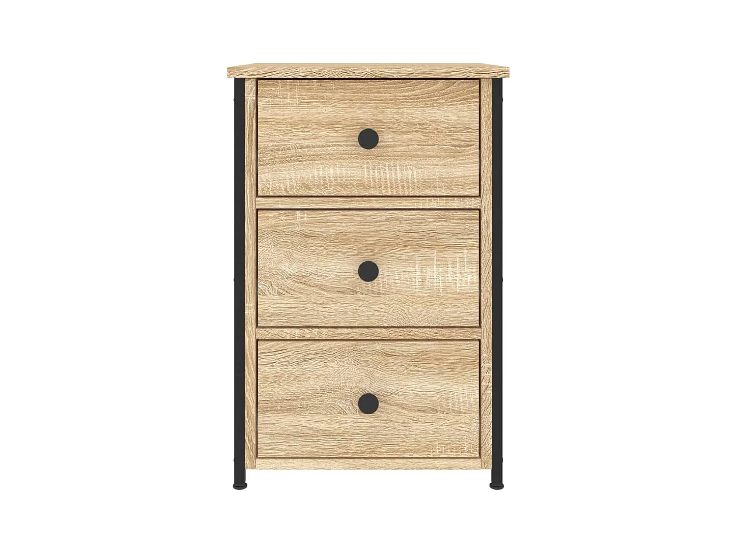 Nachtkastjes 2 stuks Sonoma eiken 40x36x60 cm bewerkt hout