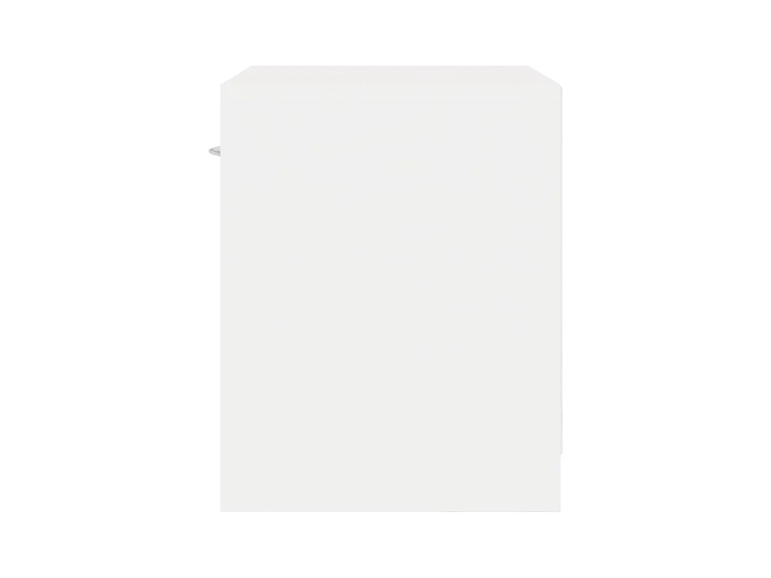 Comodino 2 pezzi con cassetto Bianco