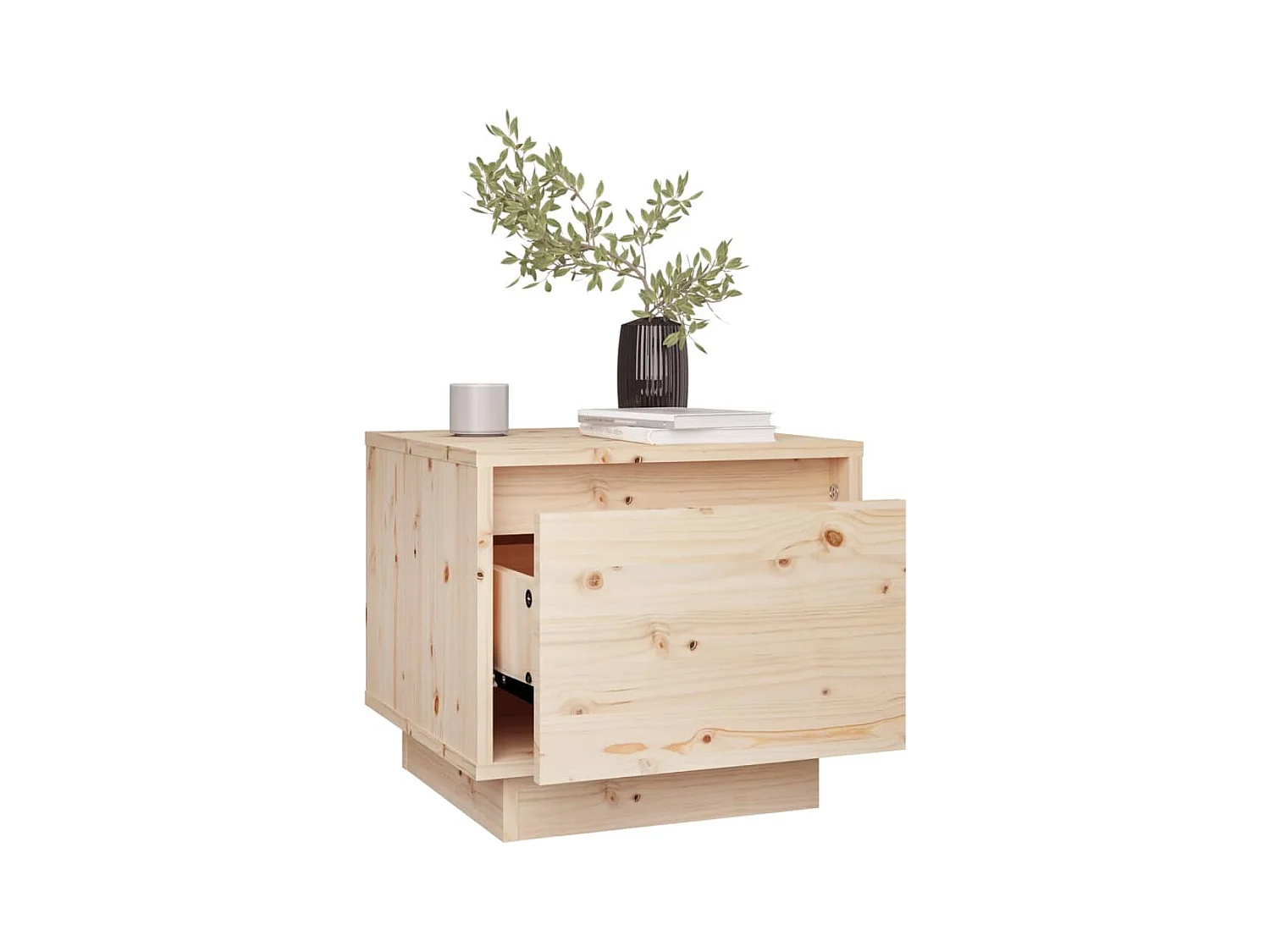 Tables de chevet 2 pcs 35x34x32 cm Bois de pin solide
