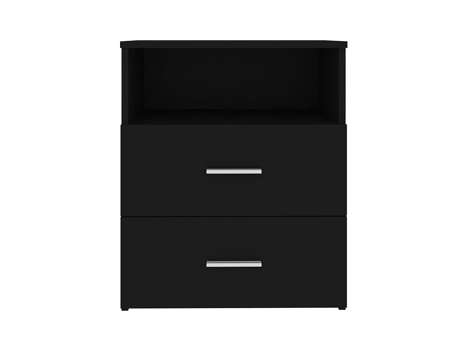 Comodino nero 50x32x60 cm