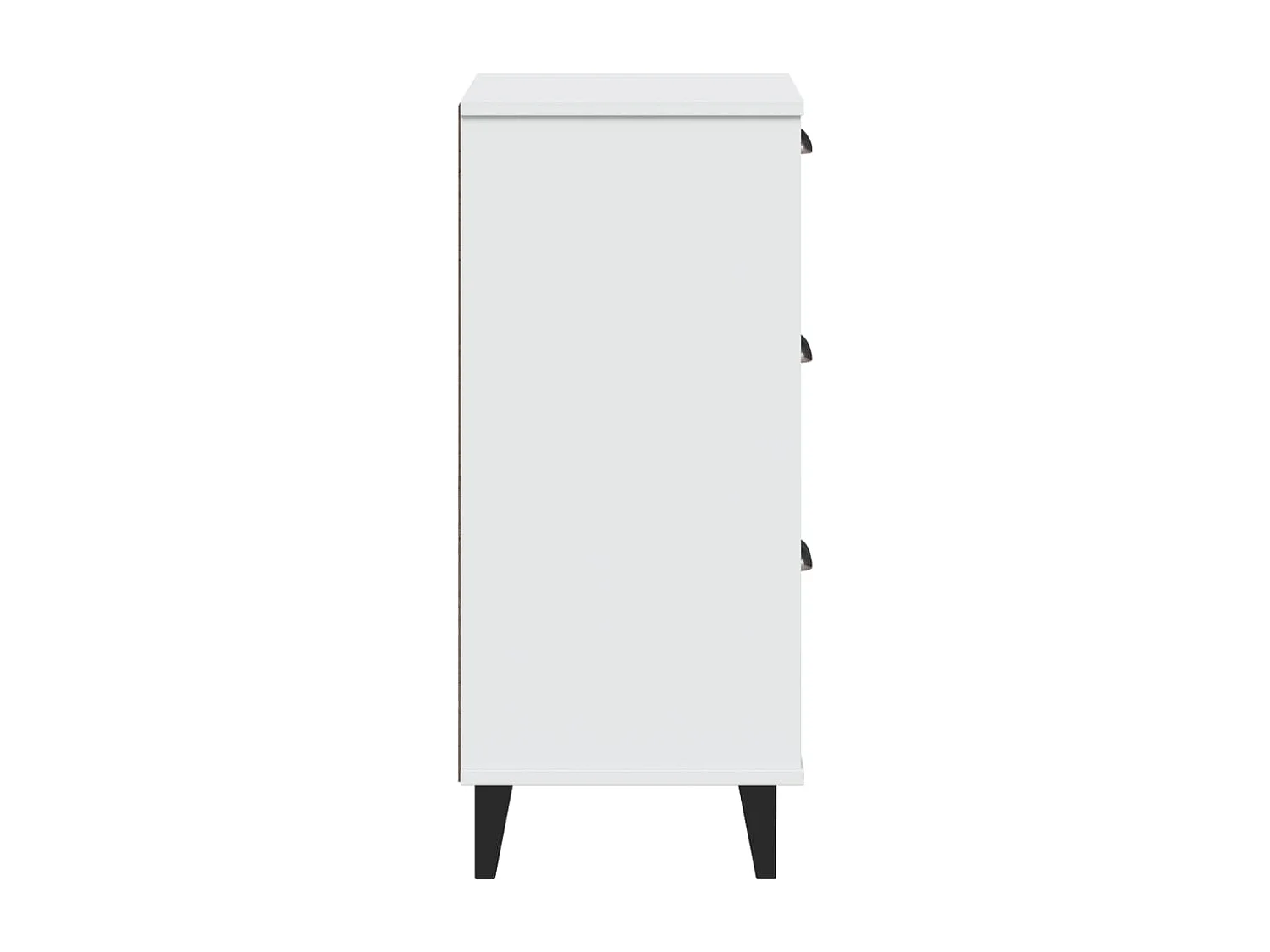 Comodino in legno ingegnerizzato bianco VIKEN