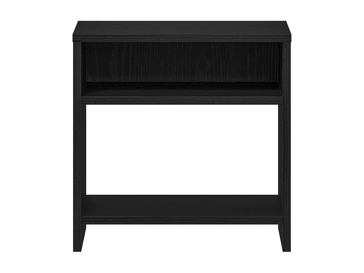 Table de chevet chêne noir 40x30x40 cm bois d'ingénierie