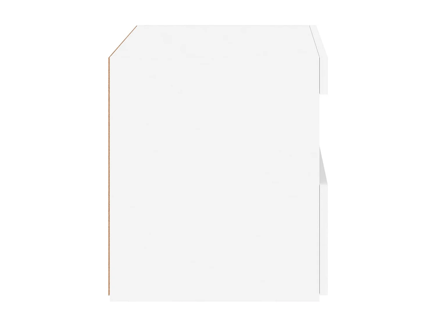 Table de chevet avec lumières LED blanc 50x40x45 cm