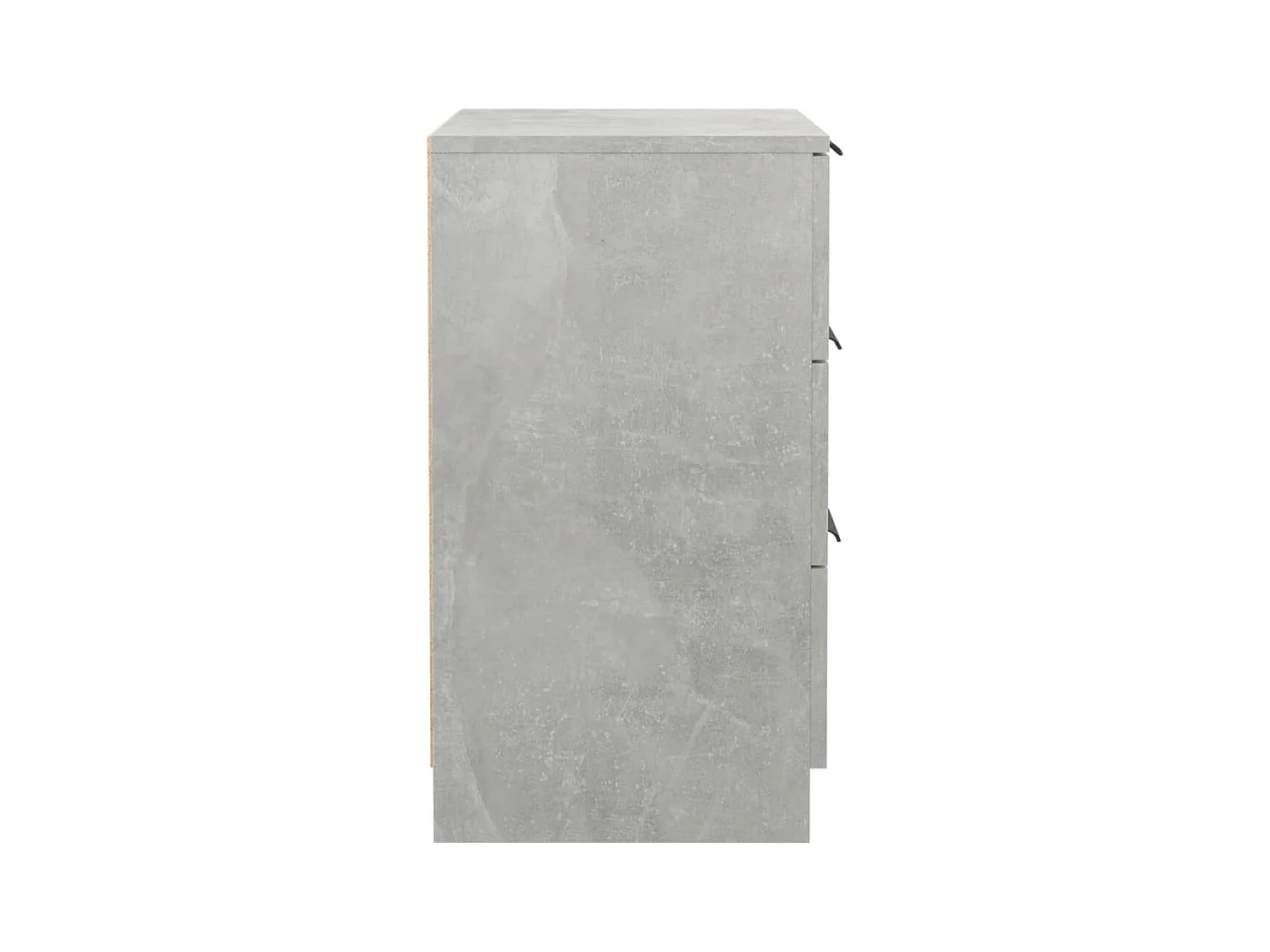 Tables de chevet 2 pcs Gris béton 40x36x65 cm