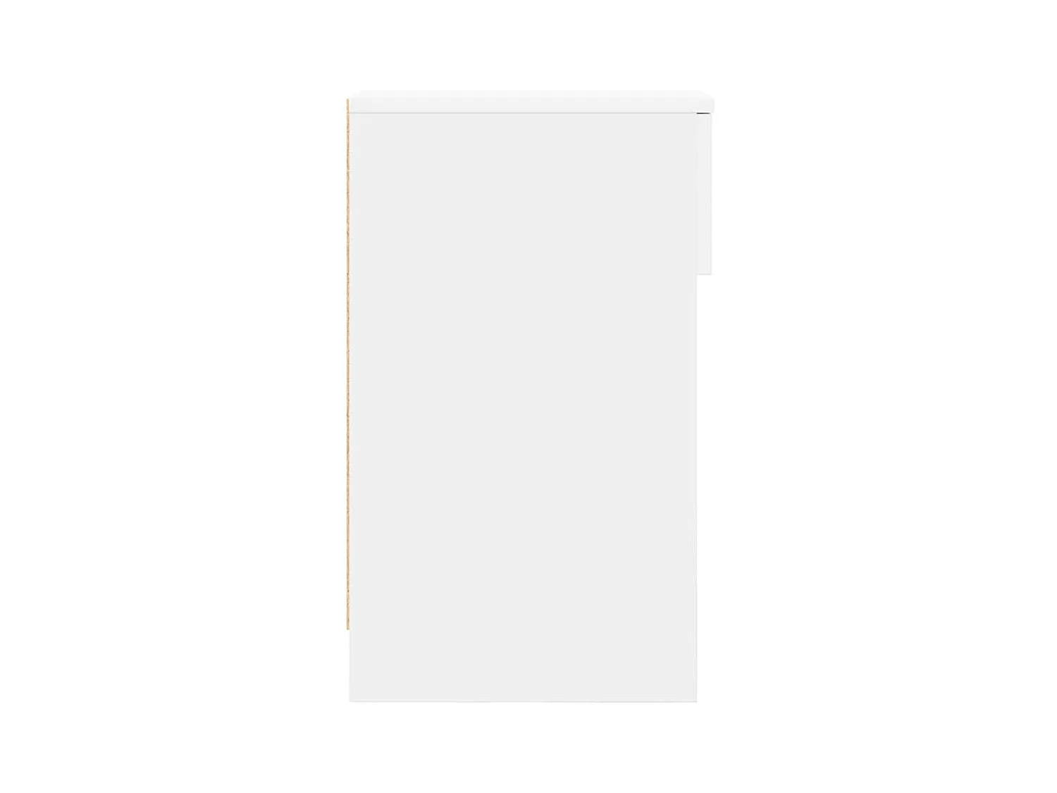 Nachtkastjes met lade 2 stuks wit 20x36x60 cm