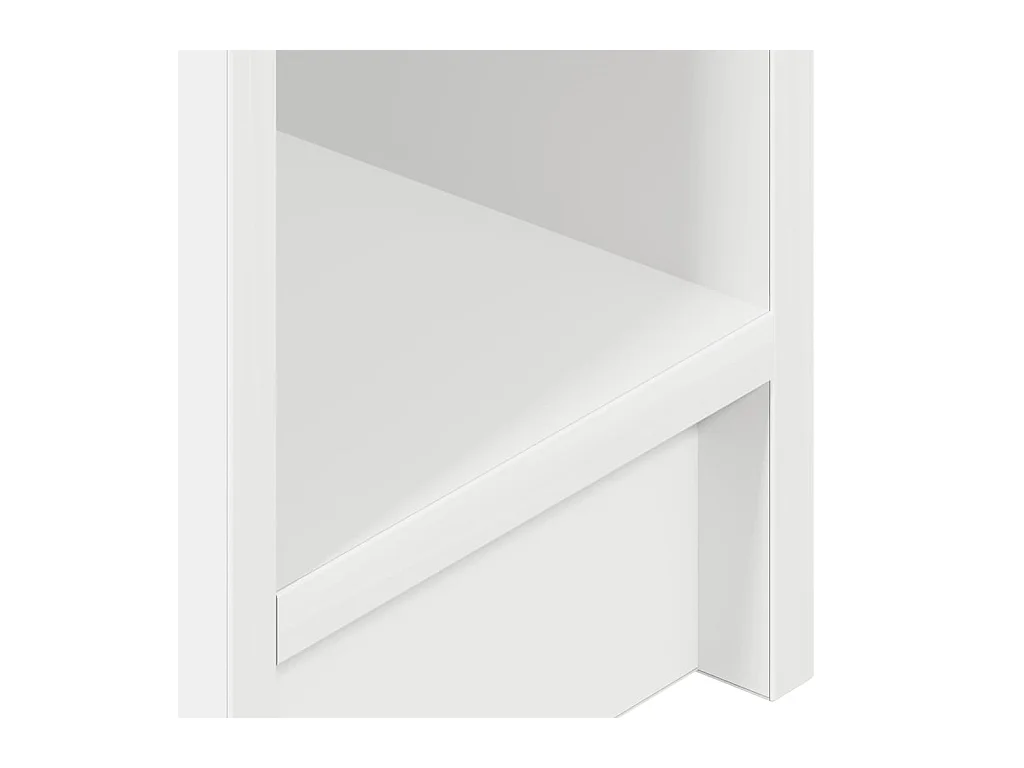 Nachtkastjes met lade 2 stuks wit 20x36x60 cm