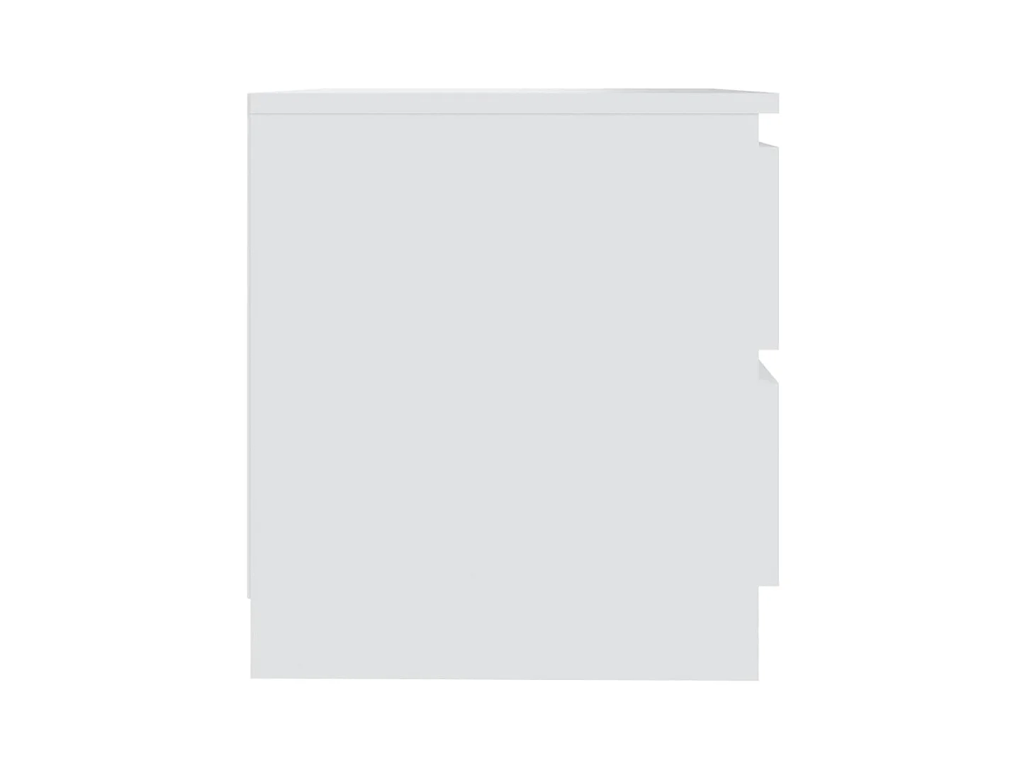 Nachtkastjes 2 stuks Wit 50x39x43,5 cm Spaanplaat