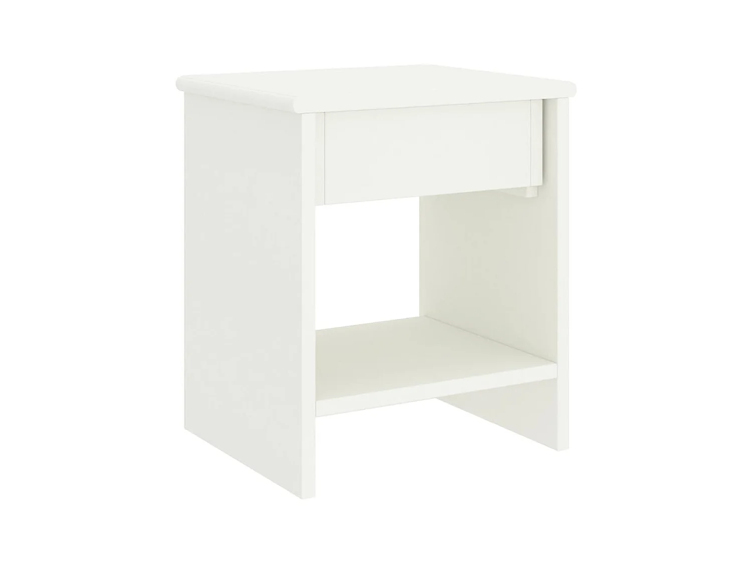 Nachtkastje Wit 35x30x40 cm Massief grenenhout