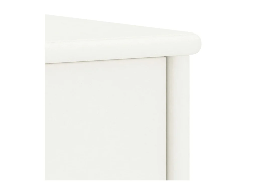 Nachtkastje Wit 35x30x40 cm Massief grenenhout