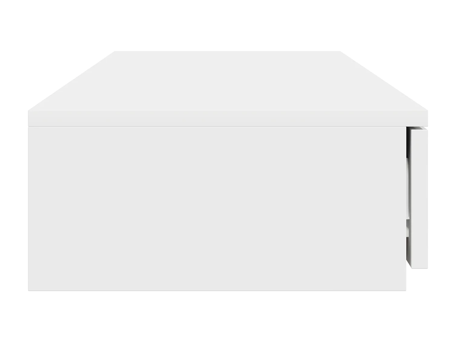 Tiroirs de lit Blanc 120x36,5x16,5 cm en bois reconstitué