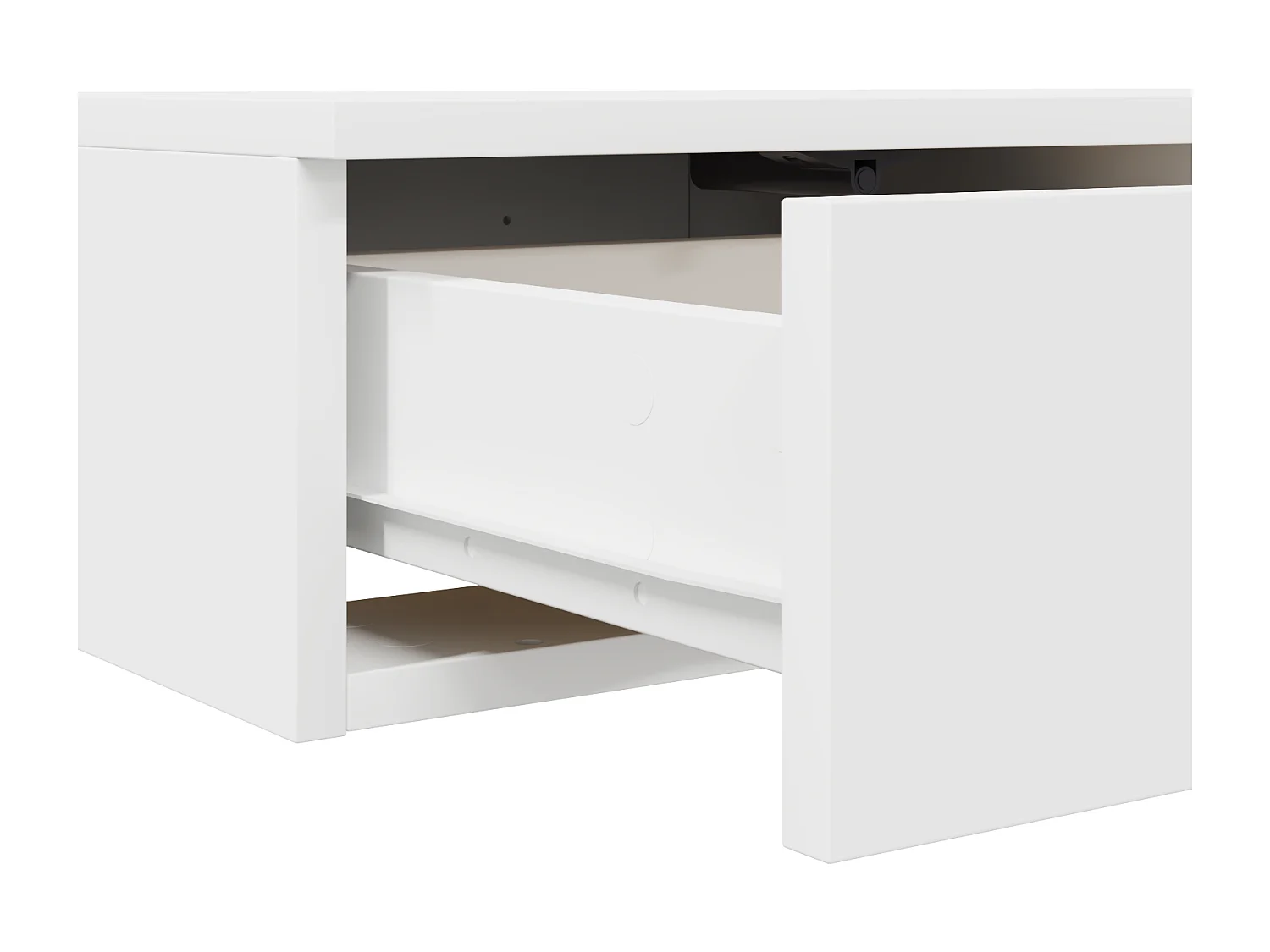 Tiroirs de lit Blanc 120x36,5x16,5 cm en bois reconstitué