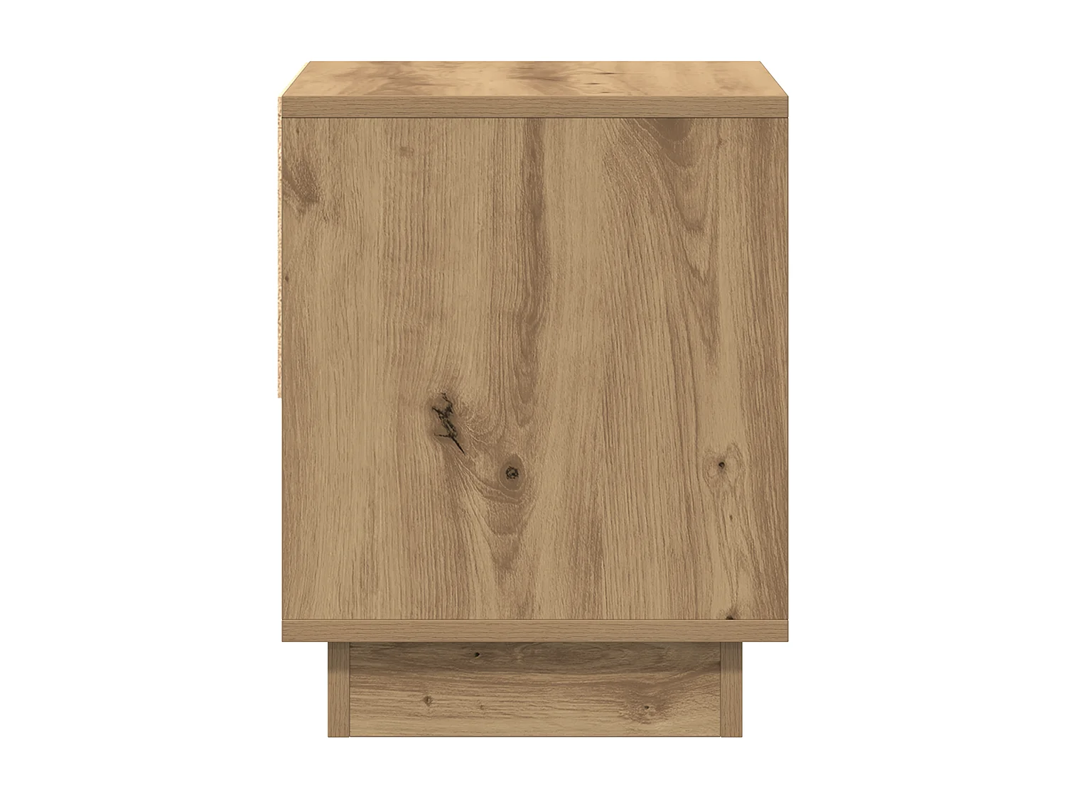 Handgemaakt eikenhouten nachtkastje 45x34x46 cm van bewerkt hout