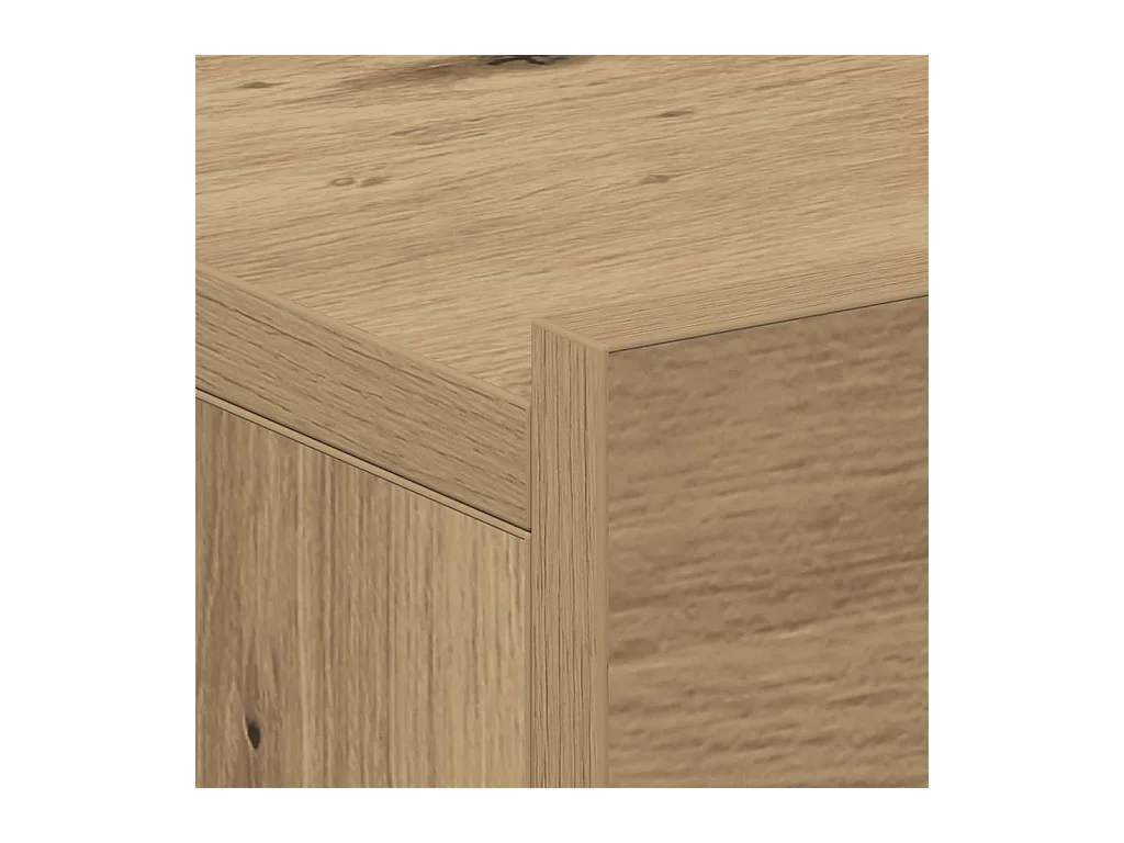 Tables de chevet flottantes 2 pcs chêne artisanal 40x32x15 cm