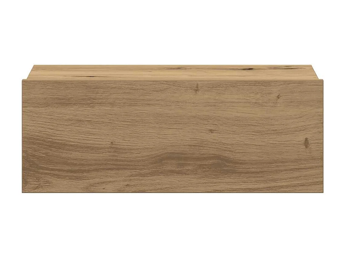 Tables de chevet flottantes 2 pcs chêne artisanal 40x32x15 cm