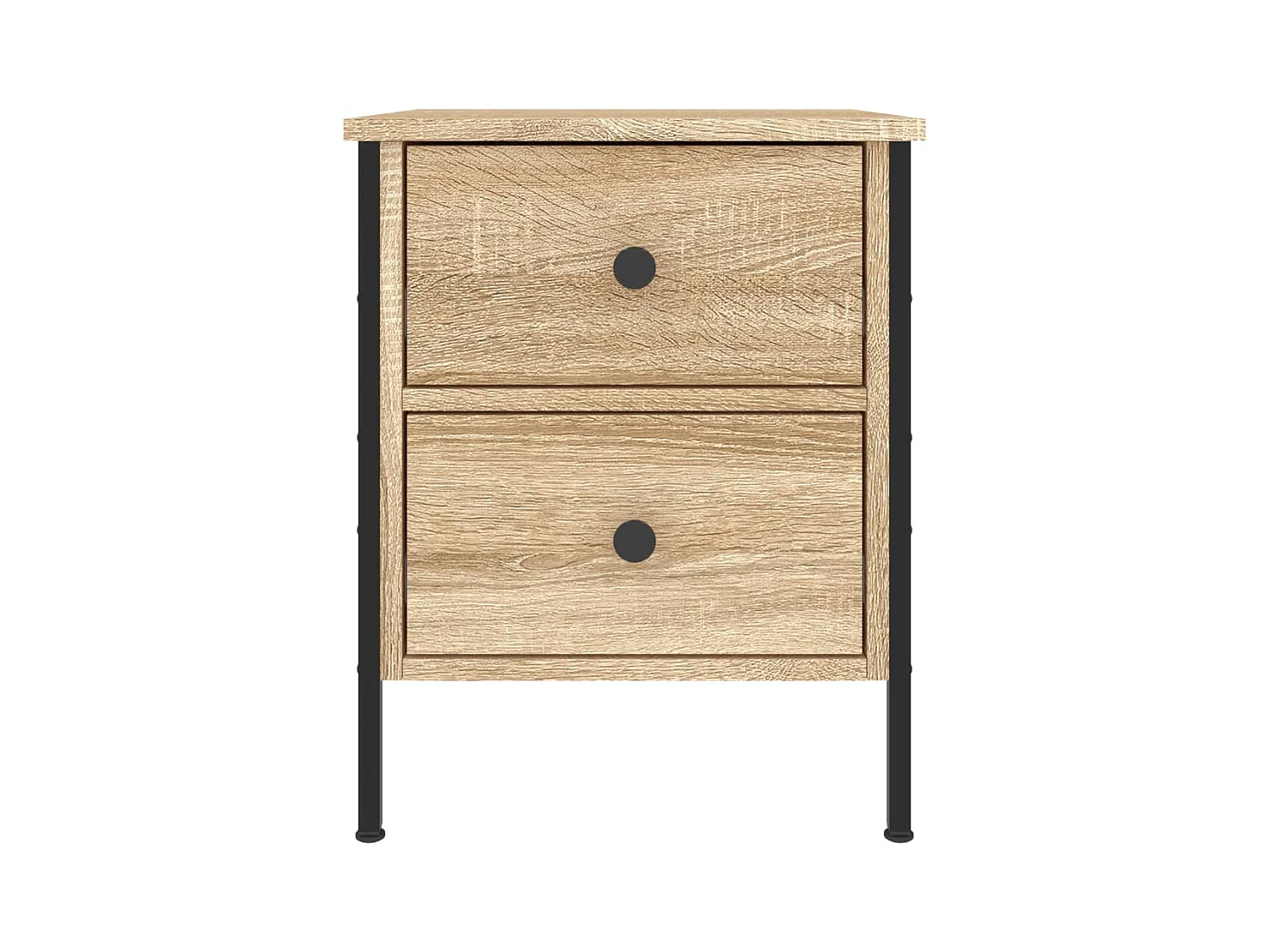 Table de chevet chêne sonoma 40x42x50 cm bois d'ingénierie