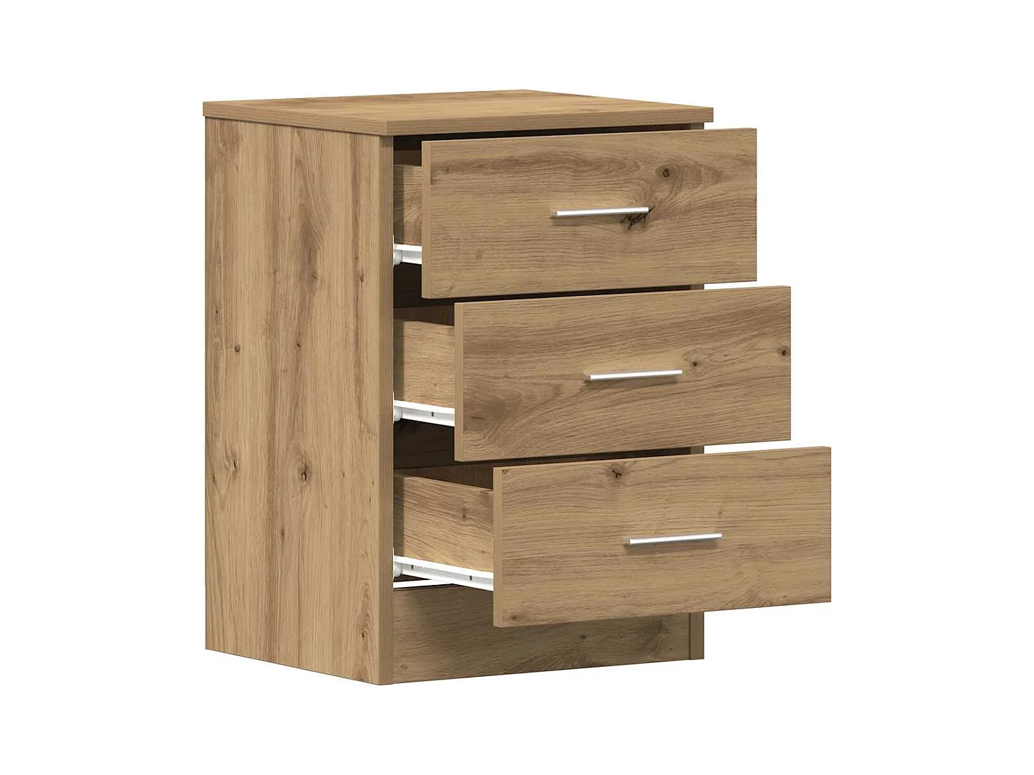 Tables de chevet 2 pcs chêne artisanal 38x35x55 cm