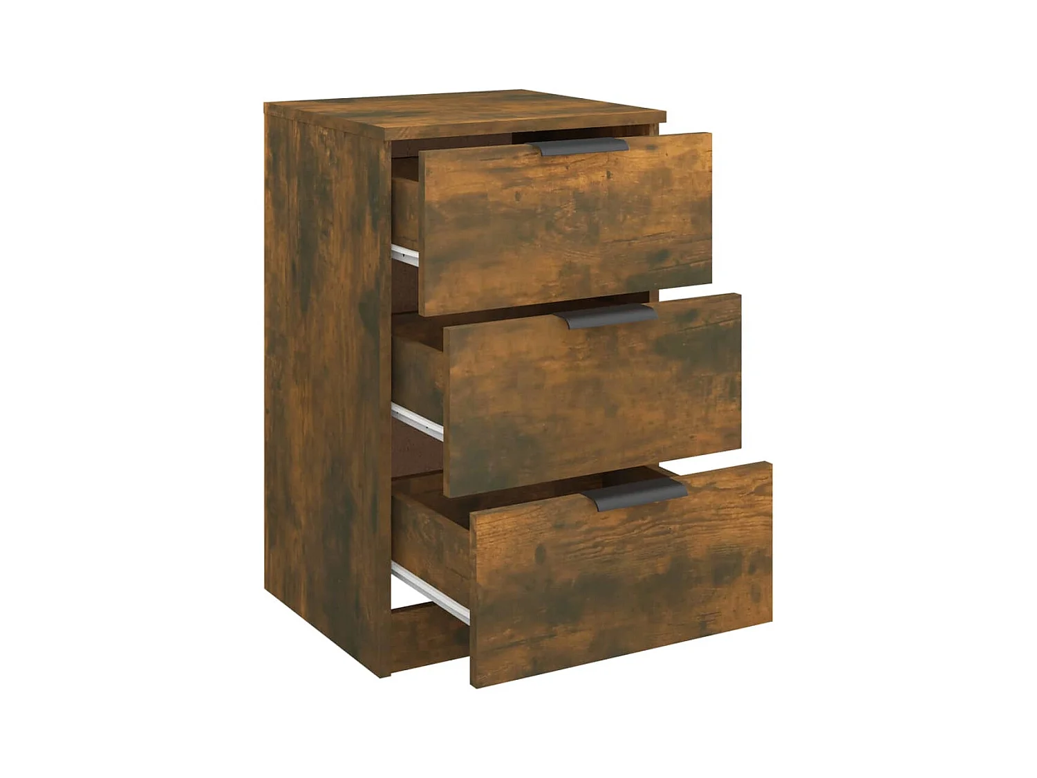 Tables de chevet 2 pcs Chêne fumé 40x36x65 cm