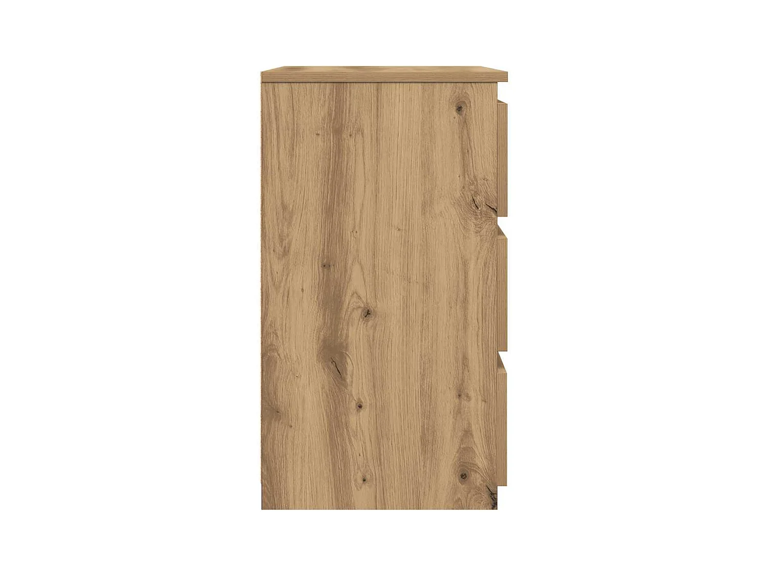 Tables de chevet 2 pcs chêne artisanal bois d'ingénierie