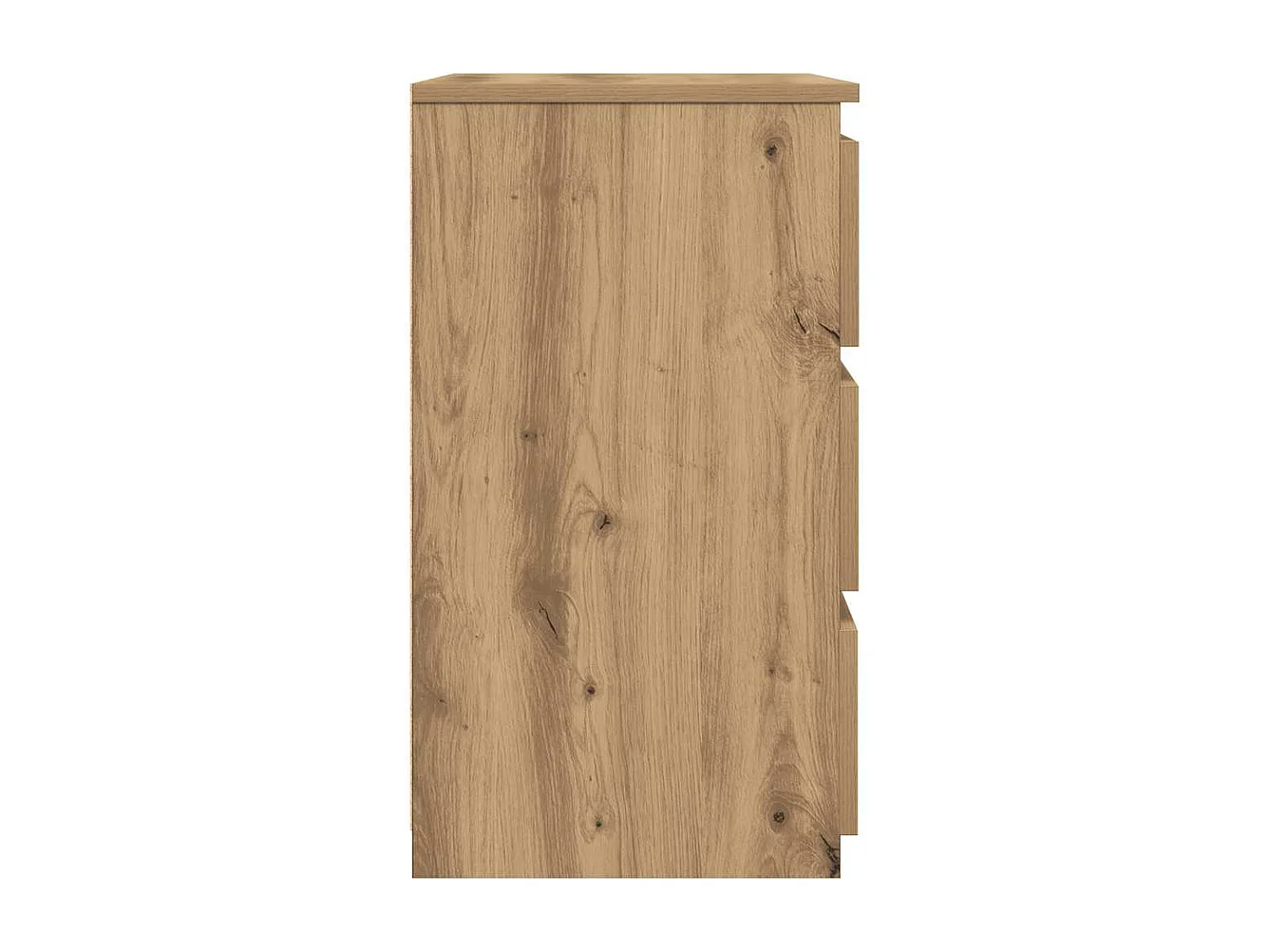 Comodini da 2 pezzi in legno di rovere lavorato a mano