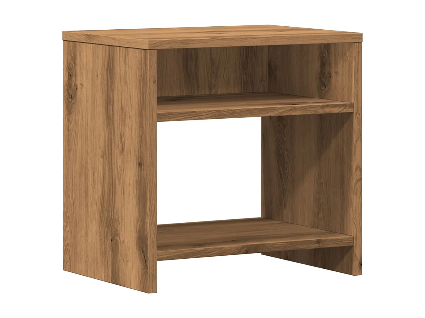 Comodini da 2 pezzi in legno di rovere lavorato a mano